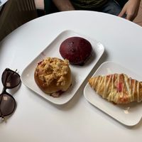 Selection of sweets for brunch :D at Strava in Krakow