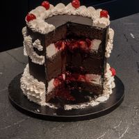 Vegan Birthday Cake at Strava in Krakow
