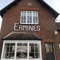 Shop front at Ermine's Cafe and Stores in Ware