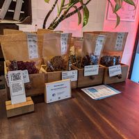 Snack options at Wild & The Moon - Demours in Paris