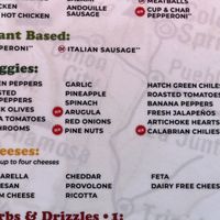 Menu 2025  at Beau Jo's in Idaho Springs