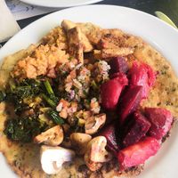 The Ethiopian wrap at Veggie Beans and Shakes in Bogota
