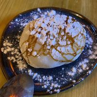 Motchi with red bean filling   at Natsu Ramen in Murcia