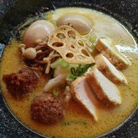 Curry Ramen con extra de huevo y tofu at Natsu Ramen in Murcia