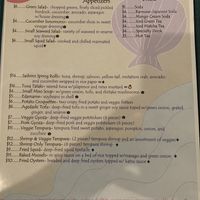 Full menu is well labeled   at Ruidoso Sushi in Ruidoso