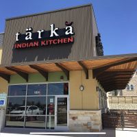 Outside. Located in a nice shopping center   at Tarka Indian Kitchen in San Antonio