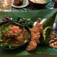 Vegatarian nasi lemak. at Hawa's Artisan Kitchen in Lahad Datu