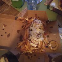 Vegan savage loaded hotdog at Savage Slice in Renfrew