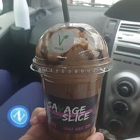 Vegan oreo milkshake at Savage Slice in Renfrew