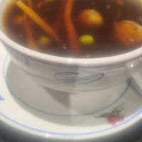 Vegetable hot and sour soup at China Rose in Bawtry