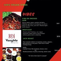 ThanksVegan Menu at VeegMe - Maybe closed in Temecula