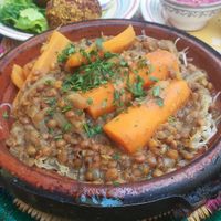 Vegan rfissa : delicious! at La Triskalla in Essaouira