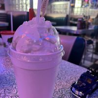 Vegan chocolate chunk shake with coconut whipped cream!   at Hot Rods 50's Diner in Alcoa