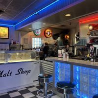 Counter  at Hot Rods 50's Diner in Alcoa