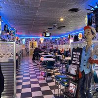 Seating inside  at Hot Rods 50's Diner in Alcoa