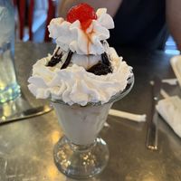 Vegan sundae  at Hot Rods 50's Diner in Alcoa