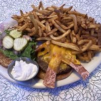 Beyond bacon cheeseburgerr  at Hot Rods 50's Diner in Alcoa