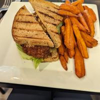 Cauliflower sandwich at LesbiVeggies in Camden