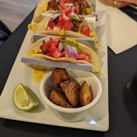 Breakfast tacos at LesbiVeggies in Camden