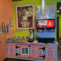 Salsa bar at El Jefe Luchador in Deerfield Beach