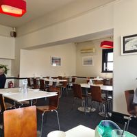 Inside restaurant at the front of the pub, at Hotel Elliot in Port Elliot