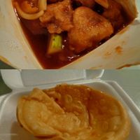 Zen Phoenix Nest, takeout, to assemble at home with the potato nest as a bowl. at Szechwan Garden in Lakewood