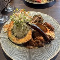 Vegan curry with rice  at PLANT PLANET in Tokyo