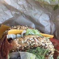 Vegan all American  at Seaside Bagels in Wilmington