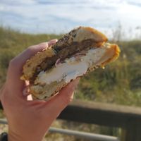 Vegan Cesar at Seaside Bagels in Wilmington