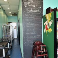 great vegan menu!  at Seaside Bagels in Wilmington