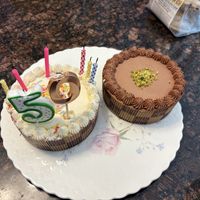 Confetti and Pistachio Cakes. 🎂   at Divine Treasures in Manchester