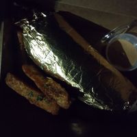 Burrito is fat!!!! at Roasted and Raw in Oakland