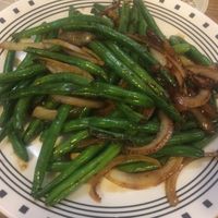 some of the best green beans anywhere at Uncle Wong's in El Cerrito