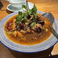 Sechuan mushroom and mock meat   at Jiǎn Dān 笕箪 - Times Square in Shanghai