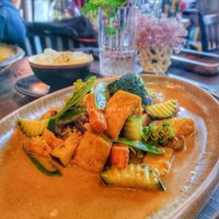 🌱 MONK
The name made me think it's like a Buddha Bowl, etc. It's an Asian curry.
🌱 VEGAN: NO
🌾 GLUTEN: NO
🌰 NUTS: YES
🥜 SOY: NO
💰 €11.50
🤷🏻‍♀️ ORDER at Mai Garden in Offenburg