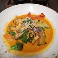 Rotes Curry mit Tofu und Gemüse at Mai Garden in Offenburg