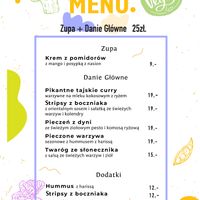 Menu Vegan at Old Tree Villa in Oswiecim