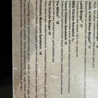Menu  at Local Goat in Pigeon Forge