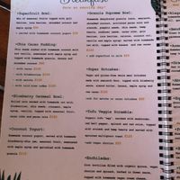 Speisekarte 2 at Tierra Verde in Mahahual