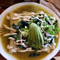 Green Enchiladas at Tierra Verde in Mahahual