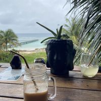 Chai Tea & Cucumber/Lime Limo  at Tierra Verde in Mahahual