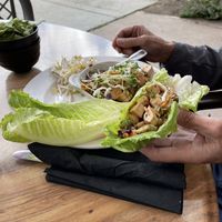 Vegan lettuce wraps  at Kemosabe Sushi in Frisco