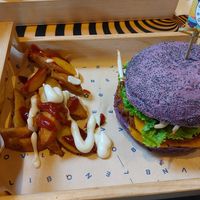 Flower burger at Flower Burger in London