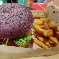 Flower burger at Flower Burger in London