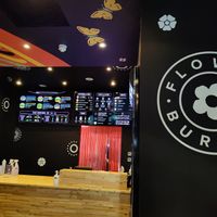 Flower burger! at Flower Burger in London