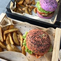 Butterfly and Jungle BBQ  at Flower Burger in London