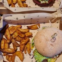 . at Flower Burger in London