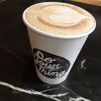 Horchata Latte with oatmilk  at Do Your Thing Coffee in Marfa