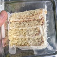 Coconut cake at The Flora Bakehouse in Seattle