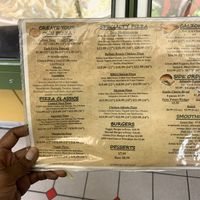 Front of menu   at Vegan Korner in Grand Terrace